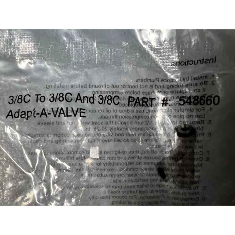 Watts Adapt-A-Valve 3/8" x 3/8" x 3/8" Compression Brass Union