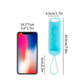 Luminous Remote Control Cover for Summer, 1 Count Glow In The Dark Remote Control Case With Lanyard, Universal Remote Control Protective Cover For TCL, Hisense, Roku - Color: Heather Violet, Specification: 1pc