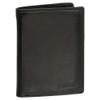Leather ID Card Holder with Note Compartment, Black, Brown, Natural,
