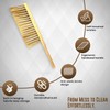 Rattleware Durable 11” Counter Brush - Solid Wood Handle, Horsehair