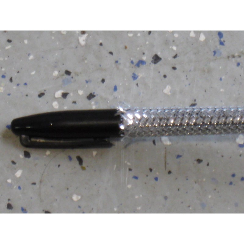 Unbranded/Generic One nine inch sample CHROME CABLE WRAP TRIM COVERING