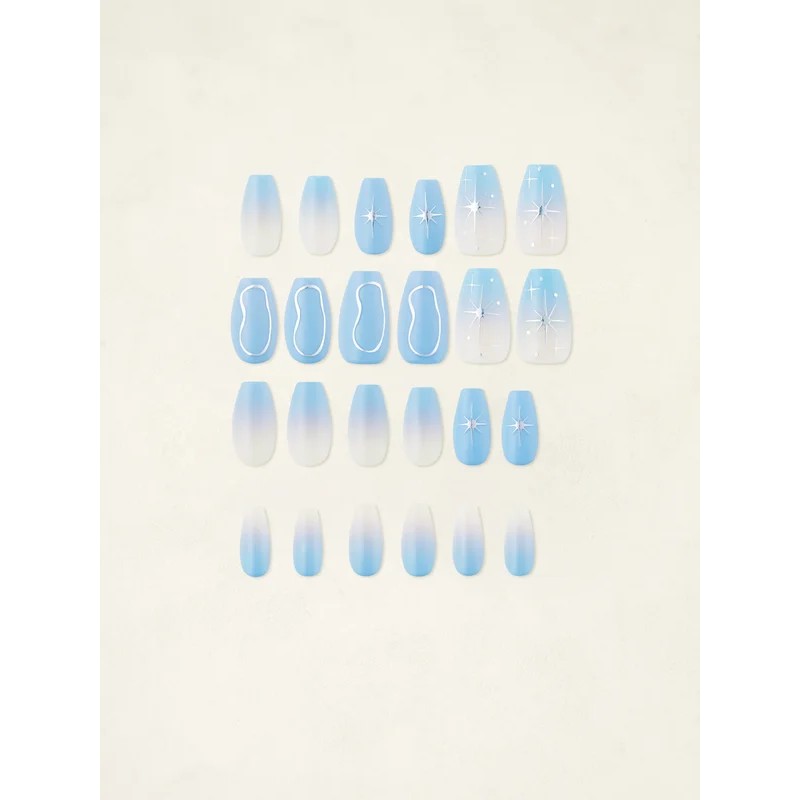 DAISO 25Y Too Cool For School Real Wear Nail Tips