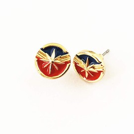 Fandom Bazaar TV Movies Show Original Design Quality Anime Cartoon Cosplay Jewelry Metal Superhero Stud Earrings Gifts for woman