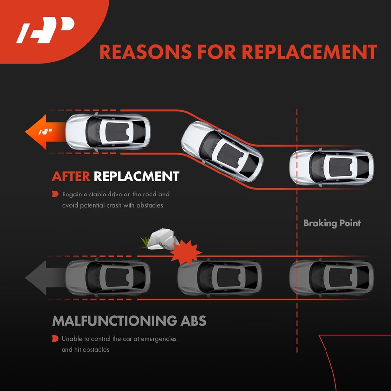 A-Premium ABS Wheel Speed Sensor Compatible with Lexus Models -