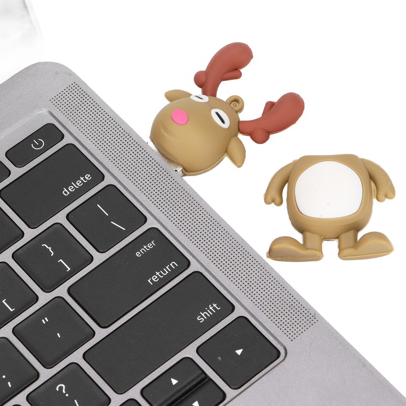 USB Flash Drive Lightweight Portable Safe Reliable Exquisite PVC Christmas