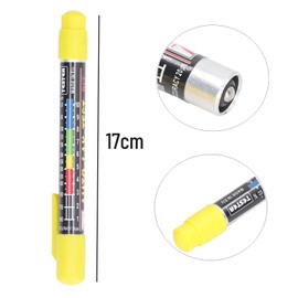 LiebeWH Probador de Espesor de Pintura Pluma de Prueba de Revestimiento de Coche Resistente al Agua Herramienta de Prueba de Pintura de Coche Punta Magnética para Automóvil, iqs8d7tomg