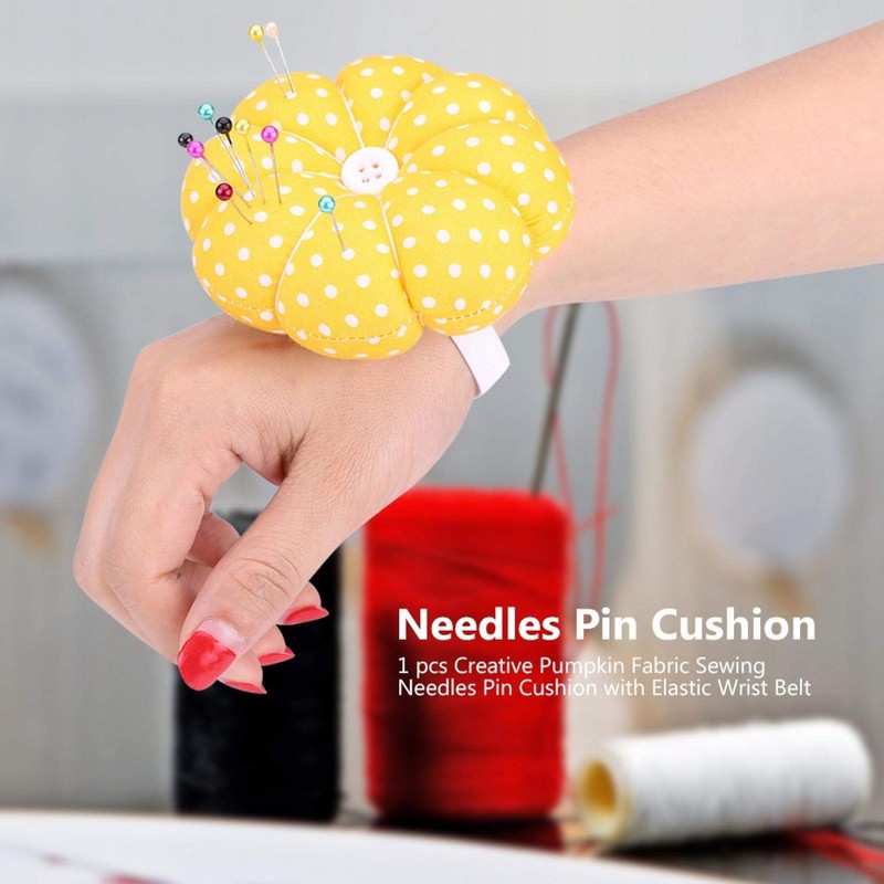 1 Piece Creative Cushion Wrist Fabric Sewing Needle Cushion Tape