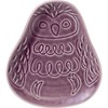 Minorutouki Mino Ware METSA Owl 115 Plate Amethyst