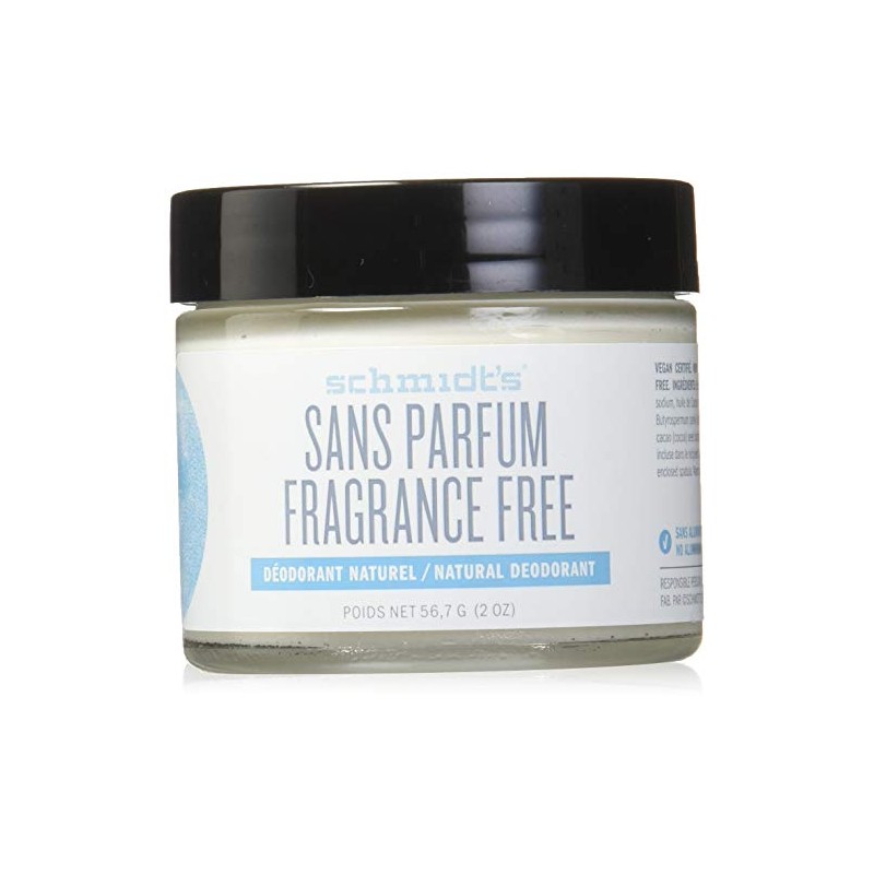 Schmidt's Natural Deodorant, Fragrance-Free, 2 Ounce