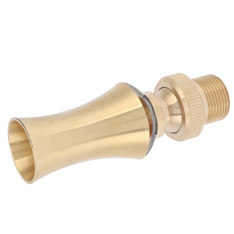 Brass Ice Tower Cedar Water Fountain Nozzle Spray Head Adjustable