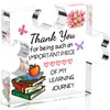 Funnli Funnli Teacher Gifts, Teacher Valentines Day Gifts Acrylic Plaque,