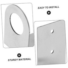 SHOWERORO Stainless Steel Soap Dispenser Holder Wall Mount Bathroom Organiser for Liquid Soap Bottle