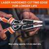 VANQUISH 10-in-1 Long Nose Pliers, 8‘’ Multipurpose Combination Pliers Wire