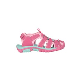 Mountain Warehouse Bay Kids Shandal - Rubber Outsole Pale Pink Kids Shoe Size 7 US