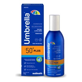 Umbrella Plus SPF 50+,water resistence,todo tipo de piel