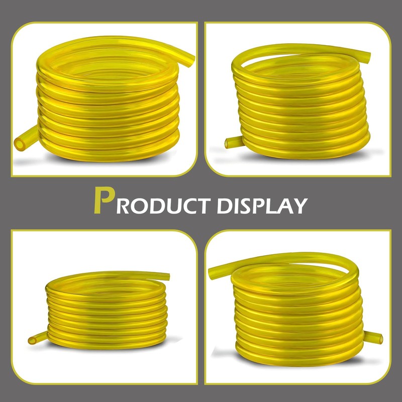 Merdege Fuel Line Hose Kit, 4 Sizes, 5 Ft each,