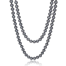 Navajo Pearl Necklace Multi Strand Turquoise Chip 3 Layer Long Western Metallic Cowgirl Western Jewelry Vintage Boho Chic Statement Necklace