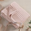 PHF 100% Cotton Waffle Weave Throw Blanket, Soft Lightweight Breathable