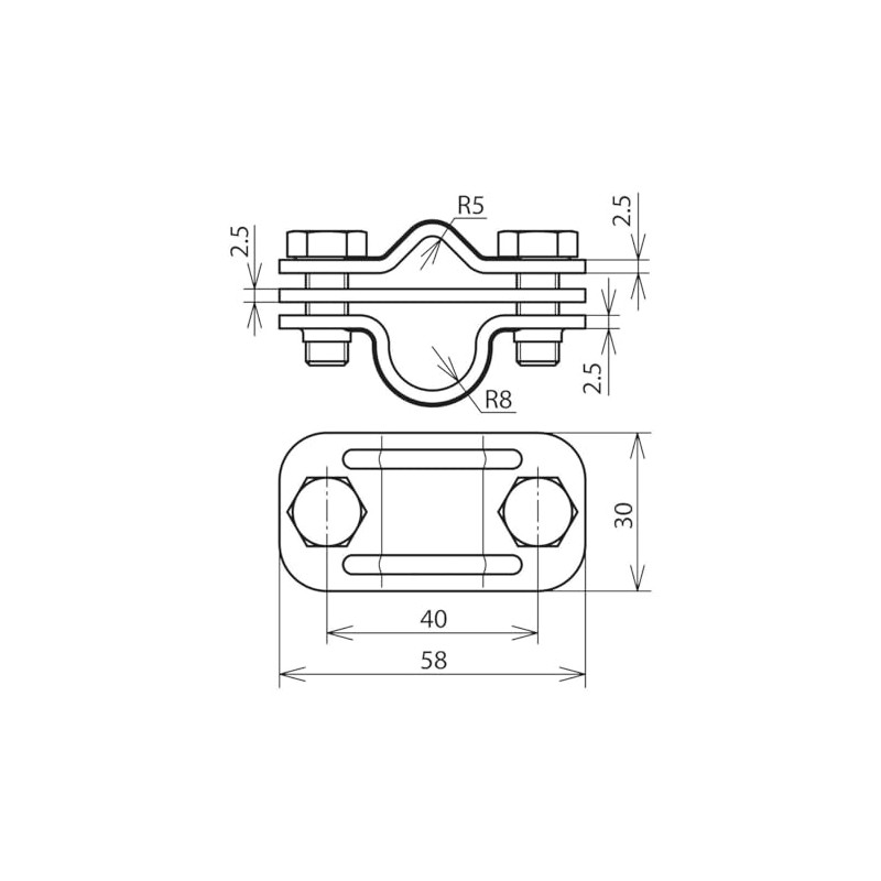 Dehn 459119 – Borna Separator Uni Plate 8 – 10/16