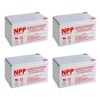 NPP HR1251W (F2, 4Pcs) 612Watts 12V 51Watt/Cell AGM Sealed Lead
