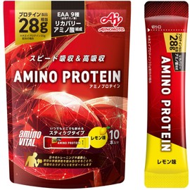 Amino Vital Amino Protein Powder, Lemon Flavor