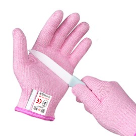 Dream Item, Children's Work Gloves, Cut Resistant Level 5, Blade Proof, Cut-proof, Cut-proof, Anti-Cut, High Strength HPPE for Farm Work, DIY Carpentry, Clam Hunting, Outdoors, Safety Protection for Kids