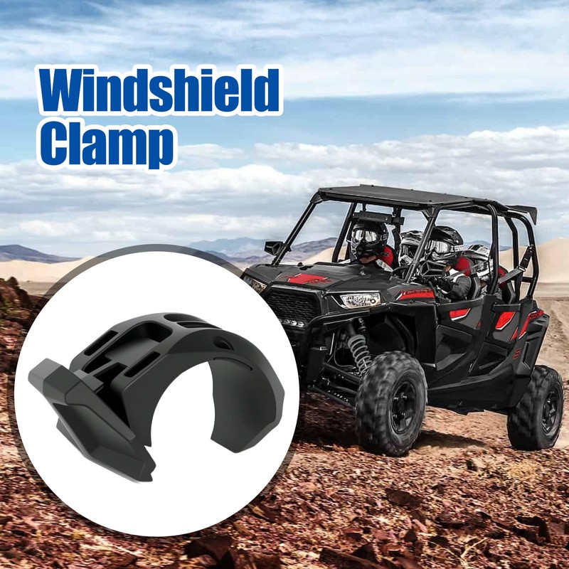 2207386 Windshield Clamp Kit Replacement for Polaris RZR, Lock &