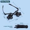 LXIANGN LXIANGN LED Head Mount Magnifier 10X 15X 20X 25X