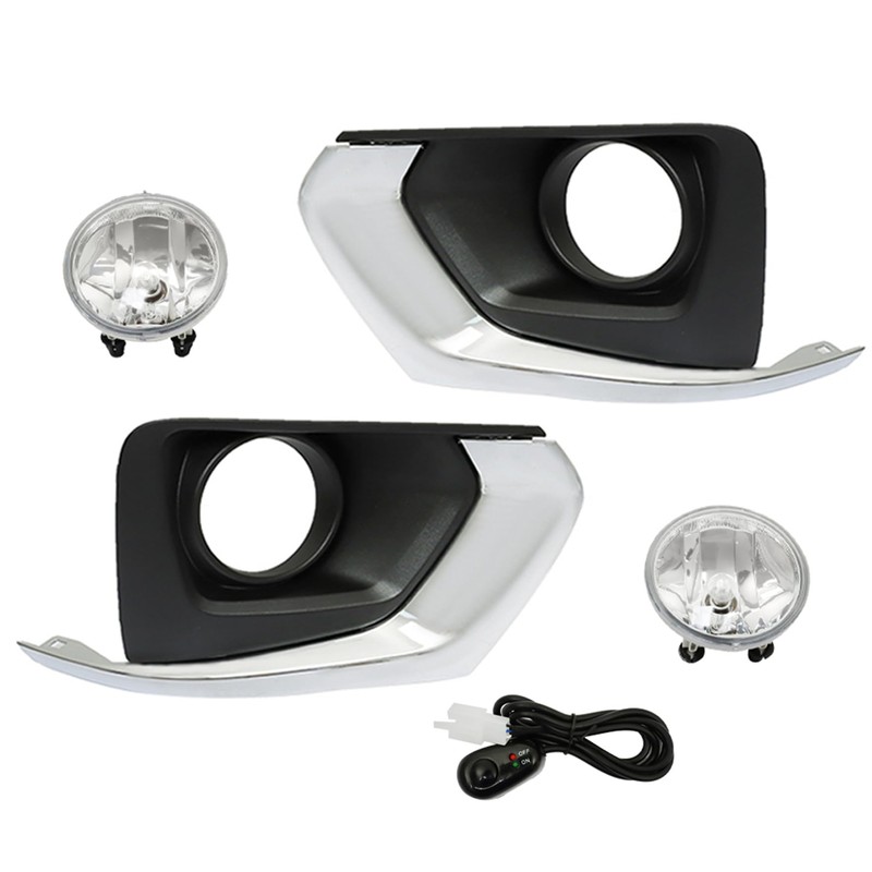 waltyotur Right Left Side Driving Fog Lamps Assembly Replacement for