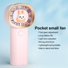 Hand Fan 3 Gear Adjustable USB Charging Cute Mini Handheld