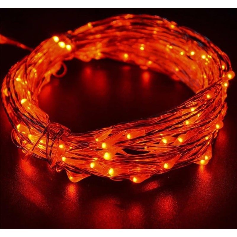 Volunx USB Red Fairy Lights 2/5/10m Copper USB Plug in,