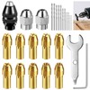Celepoir 25 Piece Drill Chuck Collet Set with Accessories, Accessory