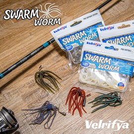 Velrifya Tentacle Dice Bait, Soft Plastic Urchin Baits for Bass Fishing
