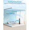 Windowless Portable Air Conditioners, 35" Evaporative Air Cooler w/1.2L Water