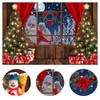LYCGS 7X5FT Christmas Backdrop Santa Claus Photo Background Winter Snow
