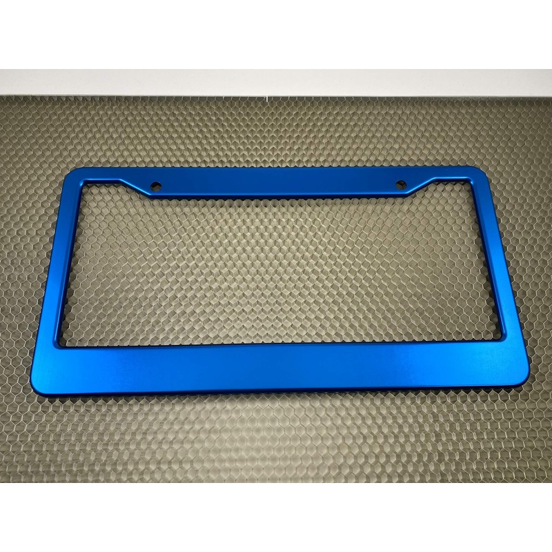 Anodized Aluminum CAR License Plate Frame with mounting Hardware -