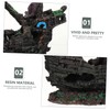 Zerodeko Shipwreck Aquarium Decor Underwater Shipwreck Craft for Fish Tank