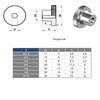 Knurled Thumb Nuts A1 Stainless Steel Threaded Nut (4, M5