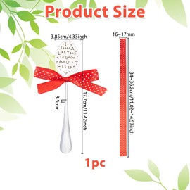 DICOSMETIC Garden Marker Friendship Gift 17.7cm Garden Funny Spoon Decorative Marker Stake Signs Platinum Plants Decor Tags for Indoor Outdoor Green House Decoration