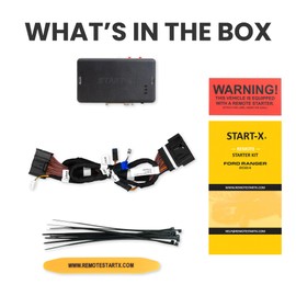 Start-X Plug N Play Remote Starter Kit for Ford Ranger (2024) | Push to Start/Standard Key Start | Plug N Play