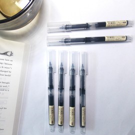 STATIONMATE Gel Pens, 0.5mm Ink Pens Smooth Writing Pens, Quick Dry Ink Pens, Set of 10 (Black 10PCS)