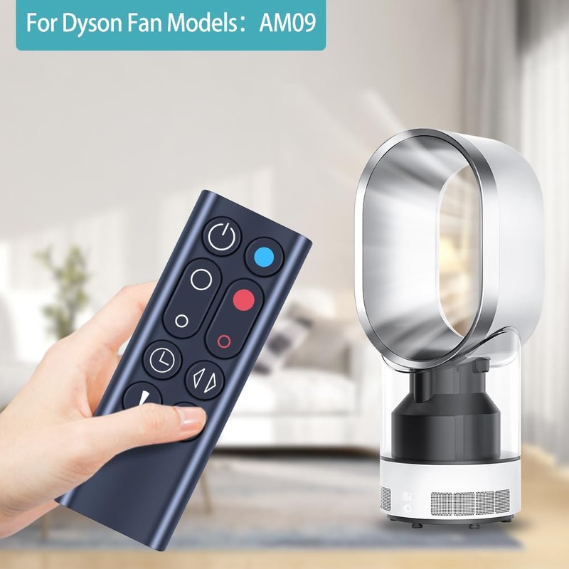 TCNOUMT Fan Remote Control Suitable for Dyson AM09 Pure Hot+Cool