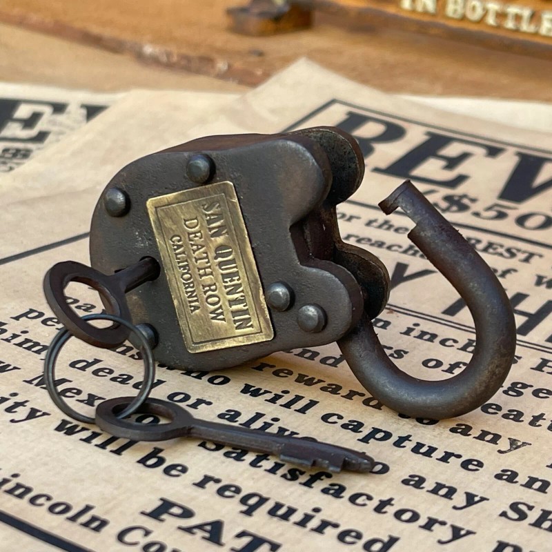 San Quentin Death Row California Gate Lock W/ 2 Working