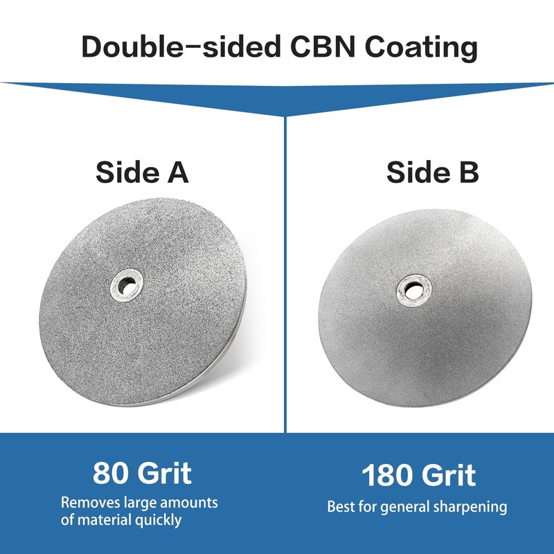 UF-SHARP Double-Sided CBN Grinding Disk for WS3000, for Sharpening Woodworking