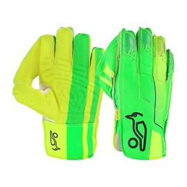 Kookaburra LC 3.0 Wicket Keeping Glove, Size Junior, Green/Yellow