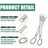 4Pcs Stainless Steel Mini Whisks Small Whisks for Cooking Small