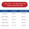 ITA-MED Breathable Elastic Rib Brace for Men, Ideal Compression Support