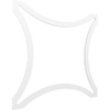 Ekena Millwork 47 1/4"W x 47 1/4"H x 3/8"T Large