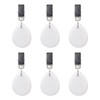 6Pcs Tablecloth Weights Marble Stainless Steel Small Size Waterproof Rustproof