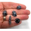Snowflake Obsidian Mini Crystal Tumbled Stones - 10 Pc